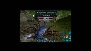 Taming pulmonoscorpius || ark mobile ||