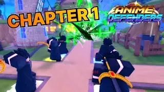 ПРОХОЖДЕНИЕ 1 ГЛАВЫ В ANIME DEFENDERS В ROBLOX | Roblox anime defenders