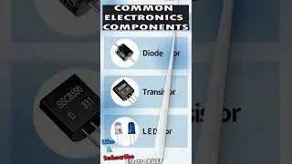 COMMON ELECTRONICS COMPONENTS #electricalengineering #electronics #treding #viral #engineering
