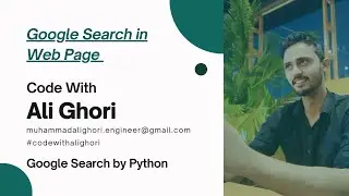 Build a Simple Web Page with Google Search Button | Flask Python