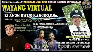 Livewayang Virtual || Ki Anom Dwijokangko || Rama Tambak || DUO Sukipan