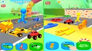 Shape Shifting Gameplay walkthrough Level 291-293 || iOS Android || big update shape shifting
