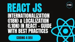 Internationalization (i18n) & Localization (l10n) in React – Full Guide with Best Practices
