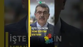 NIRVANA IN PUZZLES: Minister Yusuf Tekin's New Plan