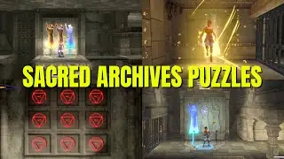 All Sacred Archives 6 Puzzles | Sacred Archives Puzzles Solutions | Prince of Persia