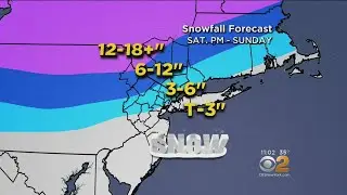Latest Forecast Projects 3 Inches Of Snow For New York City
