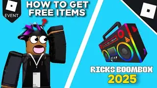 ( HOW TO GET FREE ITEMS ) - Rick's Boom Box in [VEHICLE SIMULATOR] Roblox 2025