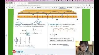 EnVision Math 6 Lesson 1-4 Understand Division with Fractions