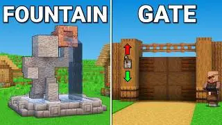 15+ VILLAGE Build Hacks In Minecraft!