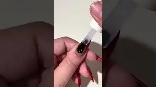 how to create the perfect fall smoosh ombre manicure with a makeup wedge🤎 #nail #nailart  #nailswag