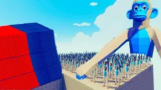 200x ICE MONKEYS vs EVERY GOD - Totally Accurate Battle Simulator TABS