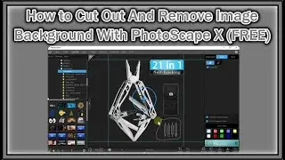 How to Cut Out And Remove (Using Transparency) Image Background With PhotoScape X FREE
