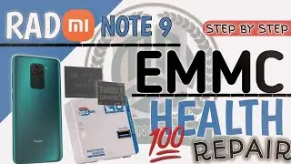RADMI NOTE 9 DEAD ⚠️ PHONE REPAIR || HOW TO REPAIR EMMC HEALTH IN RADMI NOTE 9