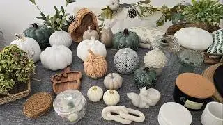 AUTUMN DISPLAY|COLLECTION OF PUMPKINS| AUTUMNAL HOME DECOR| ENJOY🍂