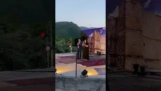 Арсен асланов и Альфия мурсаоова на концерте табасаранского района 2021 год 29 май