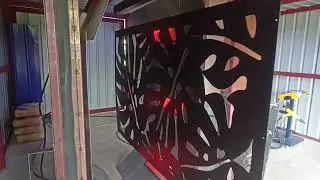 Oven Curing Powder Coating CNC Plasma Cut Decorative Panel