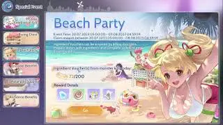 Beach party and emoji machine event - ragnarok origin global