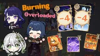 nahida helps raiden and xiangling burn their food 🔥 | genshin tcg