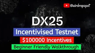 DX25 Incentivised Testnet Free $100 to $200 Airdrop | DX25 Airdrop Confirmed | MultiversX Blockchain