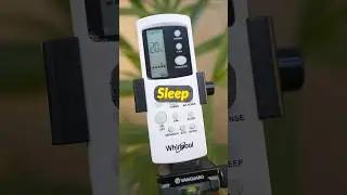 Whirlpool AC Remote Control Guide ❄ Sleep ❄ #shorts #remotecontrol #airconditioner