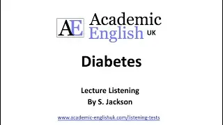 Diabetes Academic Lecture EXAMPLE