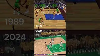 NBA 1989 VS NBA 2024 #nba #clasicc #Lakers #Boston #shorts