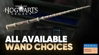 All Wand Choices in Hogwarts Legacy || Shapes, Woods, Colours, Flexibilities, Sizes & Cores