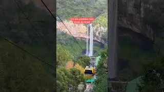 🌿Bondinhos Aéreos - Canela - RS. Vista incrível da Cascata do Caracol.