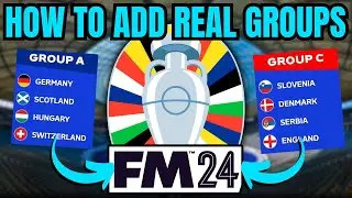 Get EUROS REAL GROUPS on FM24 | Full installation and set-up guide | Football Manager Euro 2024 Mod