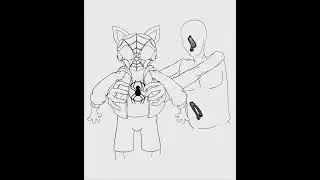 Silly meows #short #shorts #shortsfeed #milesmorales #spiderman #animationmeme