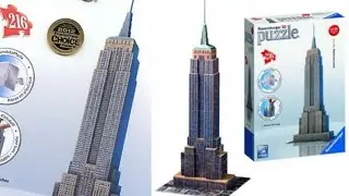 Empire State Building 3D PUZZLE Ravensburger build step by step