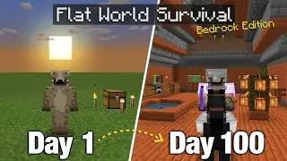 I Survived 100 Days on a Flat World with Nothing but... a Bonus Chest