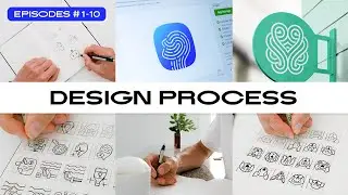 Icon, Font and Logo Design Process in Illustrator | Episodes 1-10