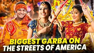 Biggest Garba Dance on American Streets | Garba Dance Festival | NYC DESI एनवाईसी देसी