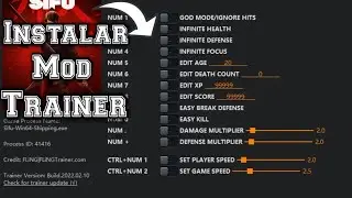 Como Instalar Mod Trainer no Sifu