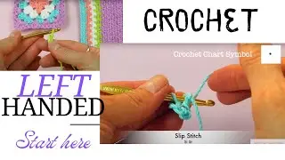 Get Happy Hooking-Crochet 101 for the ultimate beginner//Left handed welcome!   HD 1080p