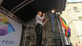 Ronan Parke. 2019. Ronan's first pride performance. Oxford City.