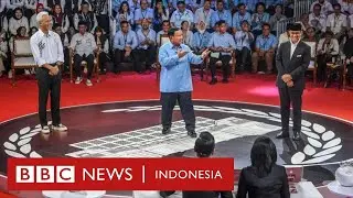 Sejumlah momen menarik debat capres: 