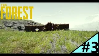 Играю в The Forest один (забор готов)#3