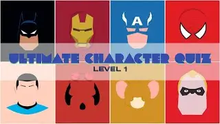 Ultimate Character Quiz - Level 1 | 20 Animated Characters | Quiz | Animated Logo | Brainiac Quizzer