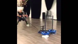 Sharon Doorson en Brunno trainen bij behaaljedoel
