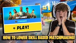How To get EASY LOBBIES in FORTNITE CHAPTER 5 SEASON 4! (FORTNITE SKILL BASED MATCHMAKING)