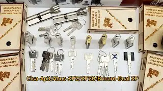 Вскрытие замков CISA-AP3/AP4 ABUS-XP2/XP20 BRICARD-Dual XP Medvejatnik.com.ua