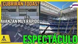 🚨 ¡PRONTO MÁS ASIENTOS! ⚠️OBRAS del SANTIAGO BERNABÉU [8 Julio 2023]