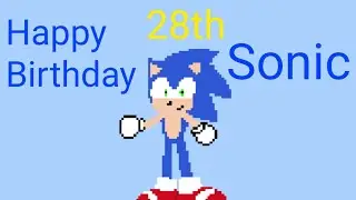 Happy 28th anniversary Sonic!!