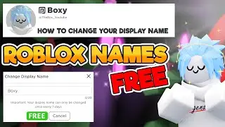 HOW to CHANGE DISPLAY NAMES in ROBLOX for FREE! | Roblox Change Display Names!