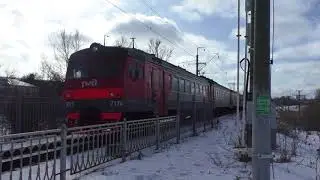 ЭР2Т - 7174 - Прибытие на платформу Можайская