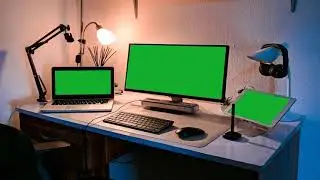 [No Copyright] Laptop Free green screen 