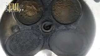 Why are the valves burning in the cylinder head of a 2.4L Dodge Caravan?