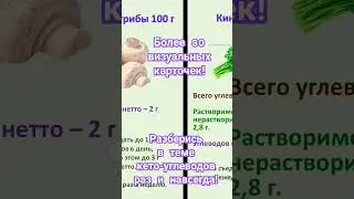 Визуальные помощники по углеводам на кето!